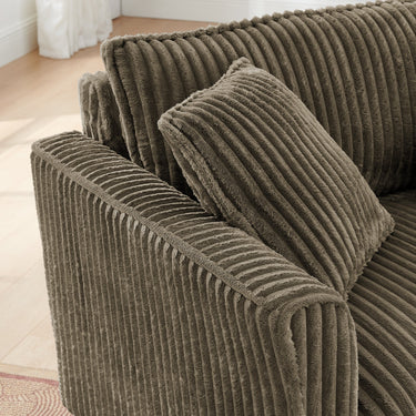 Comfortable single-person sofa chair with a backrest